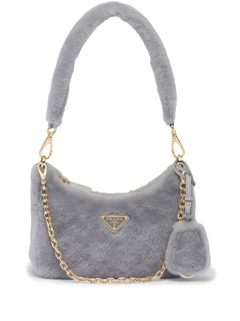 shearling bag prada|best chain strap shearling bags.